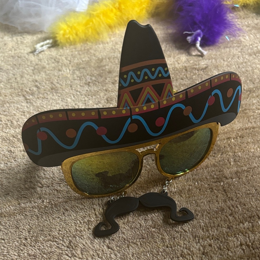 Fiesta Sombrero Novelty Sunglasses